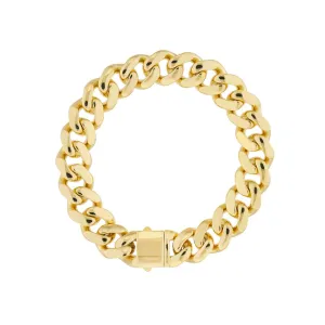 14K Gold 15.80MM Miami Cuban Chain Bracelet