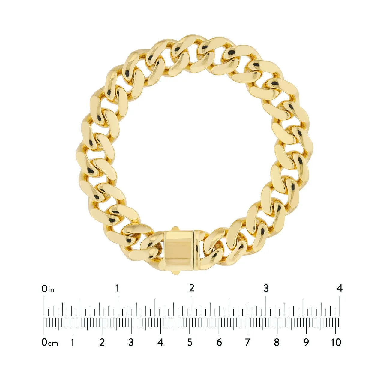 14K Gold 15.80MM Miami Cuban Chain Bracelet
