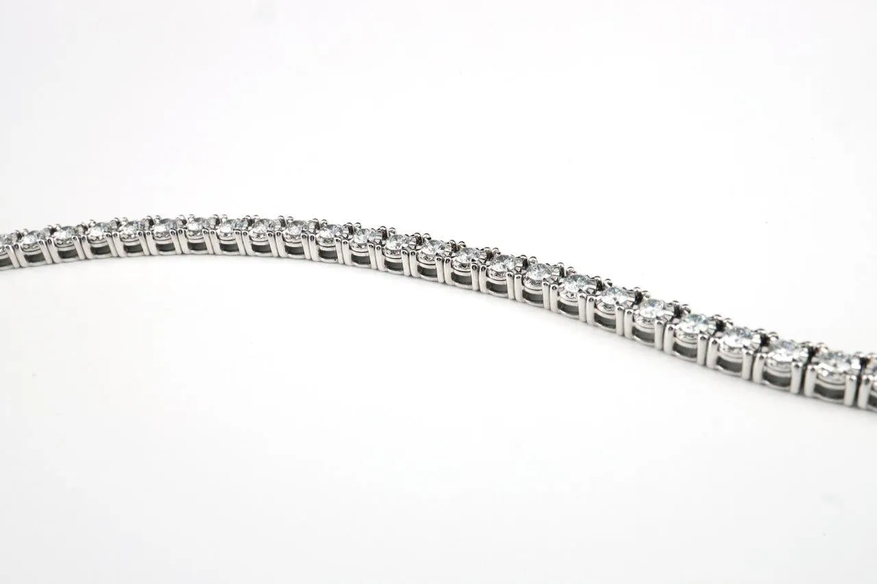 14k White Gold 3.00ctw Diamond Tennis Bracelet