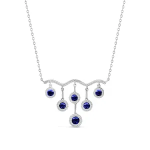 14KW 112D0.25CT,6SA0.50CT,VSAPHIRE/DIAMOND V NK (118N400995W14SA1)