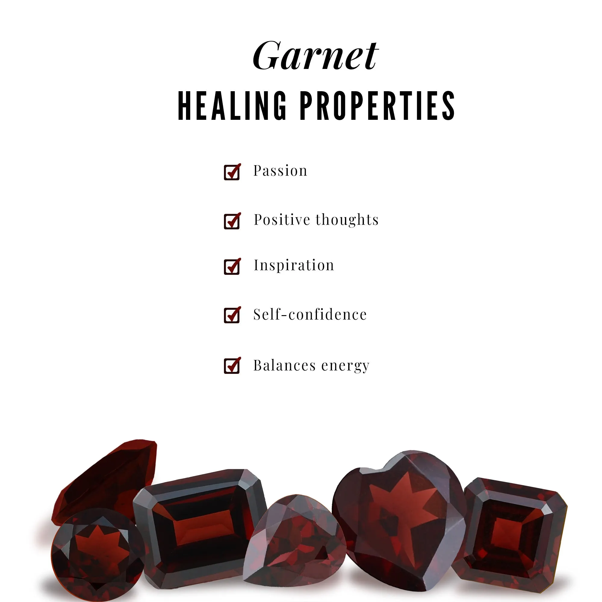 3.50 CT Garnet Solitaire Infinity Necklace with Diamond