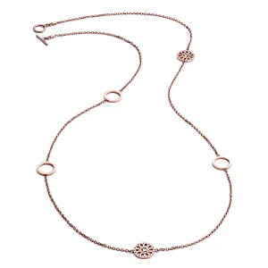 75% DISCOUNT LAST ONE 18ct Rose Gold  Vermeil Circular Filigree Five Charm Jaguar Head Necklace As Worn By Rosie Fortescue of Made in Chelsea