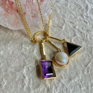Aphrodite Necklace With Amethyst - BACK IN STOCK