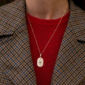 Arda Two Tone Pendant with Rare Irish Gold