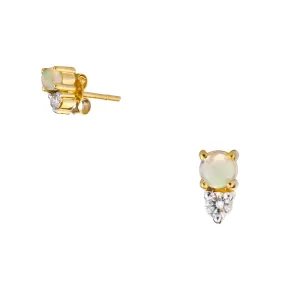 Astrid, Opal and Diamond Studs