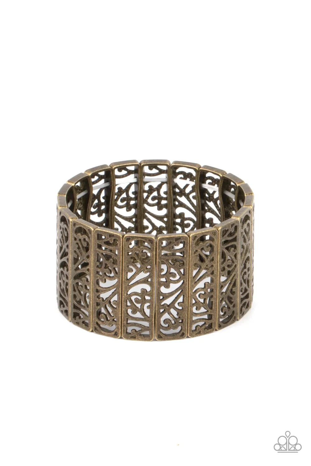 Bracelets Ornate Orchards - Brass