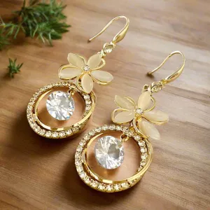 Crystal Zircon Earrings