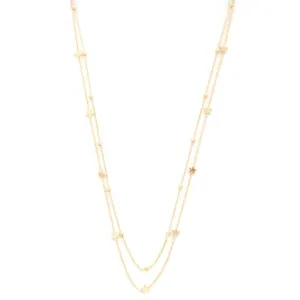 Dainty Star Charm Beaded Layered Necklace