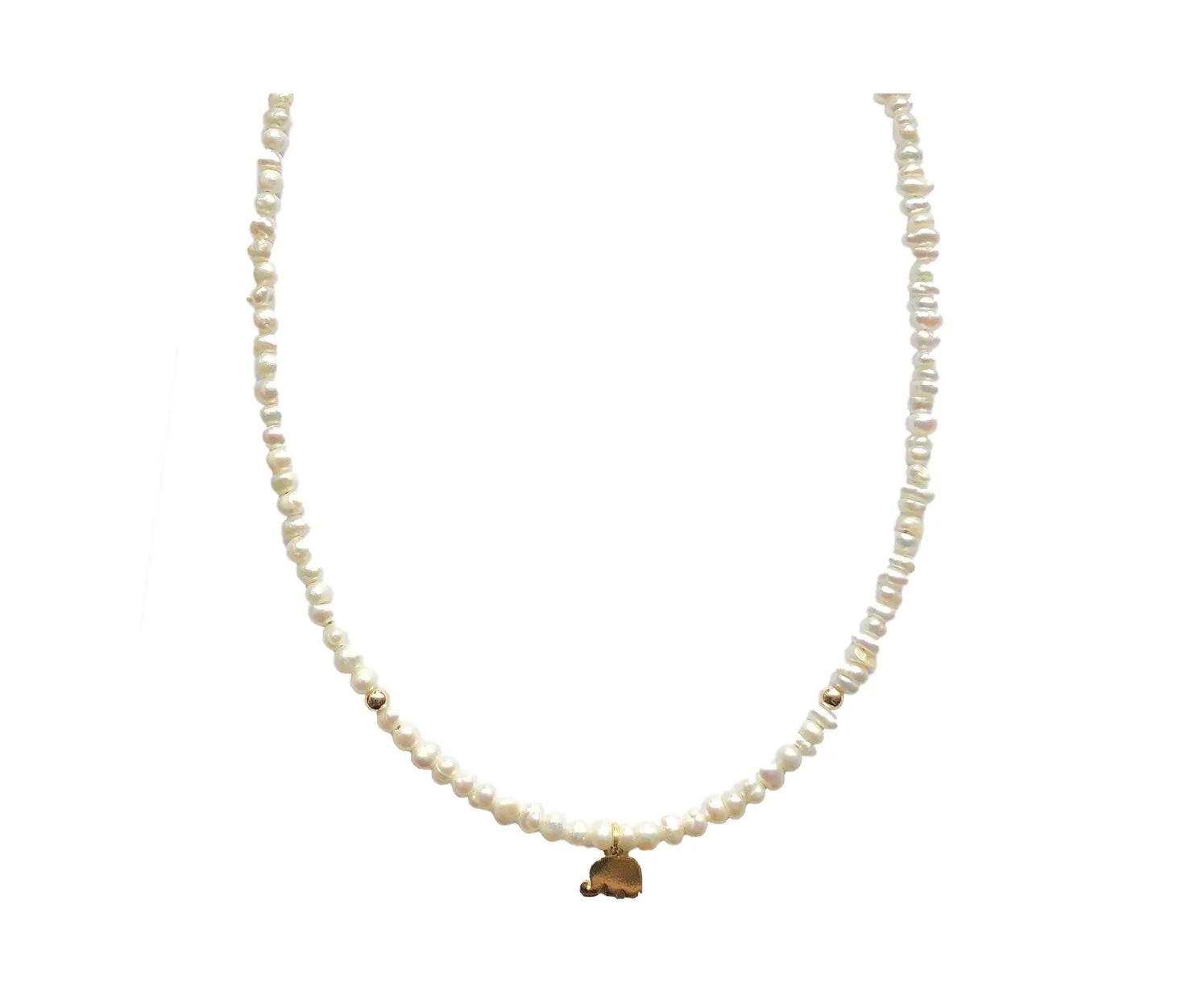 Elephant Pearl Choker