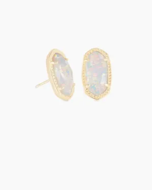 Ellie Gold White Opal Kendra Scott Stud Earrings
