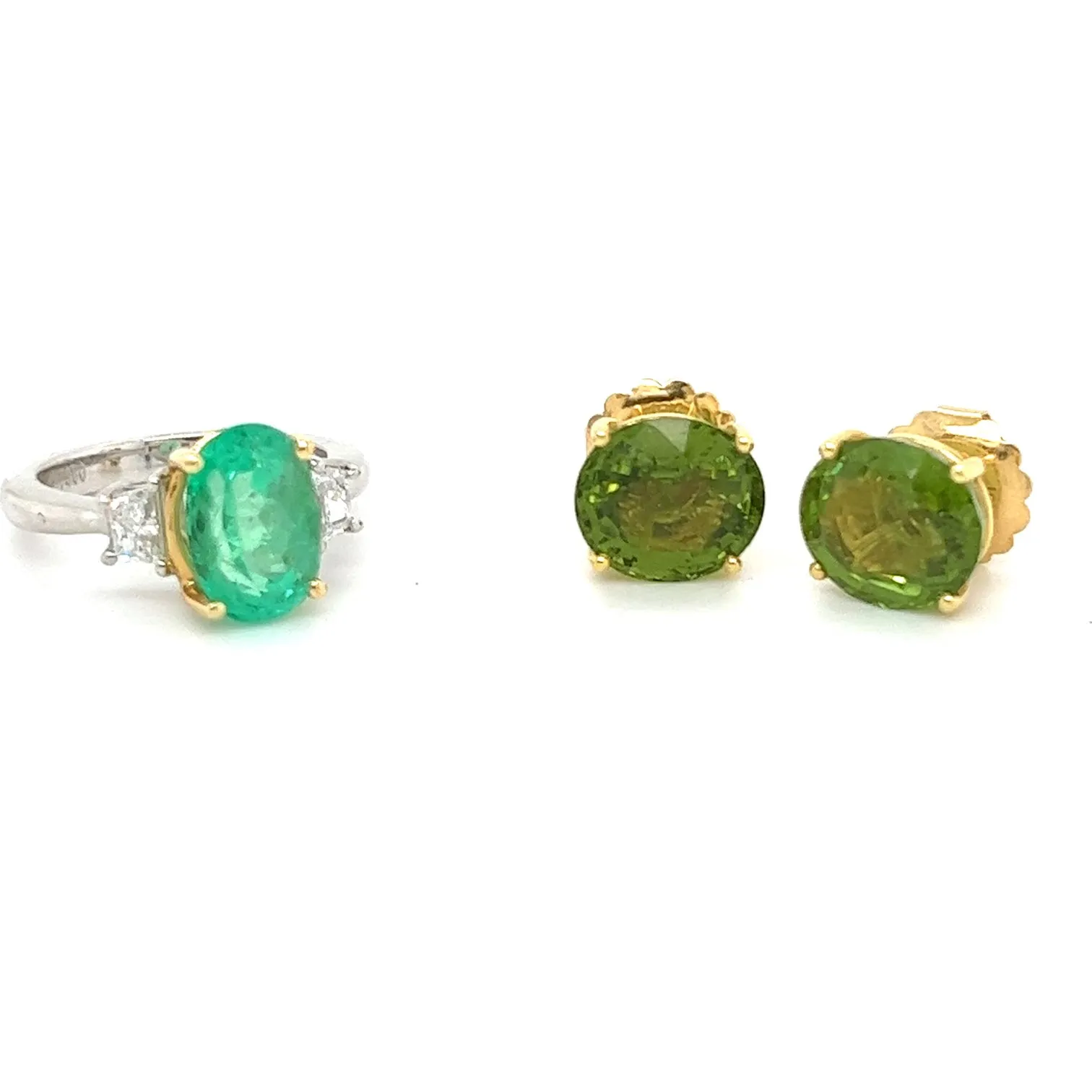 Emerald and Diamond Ring