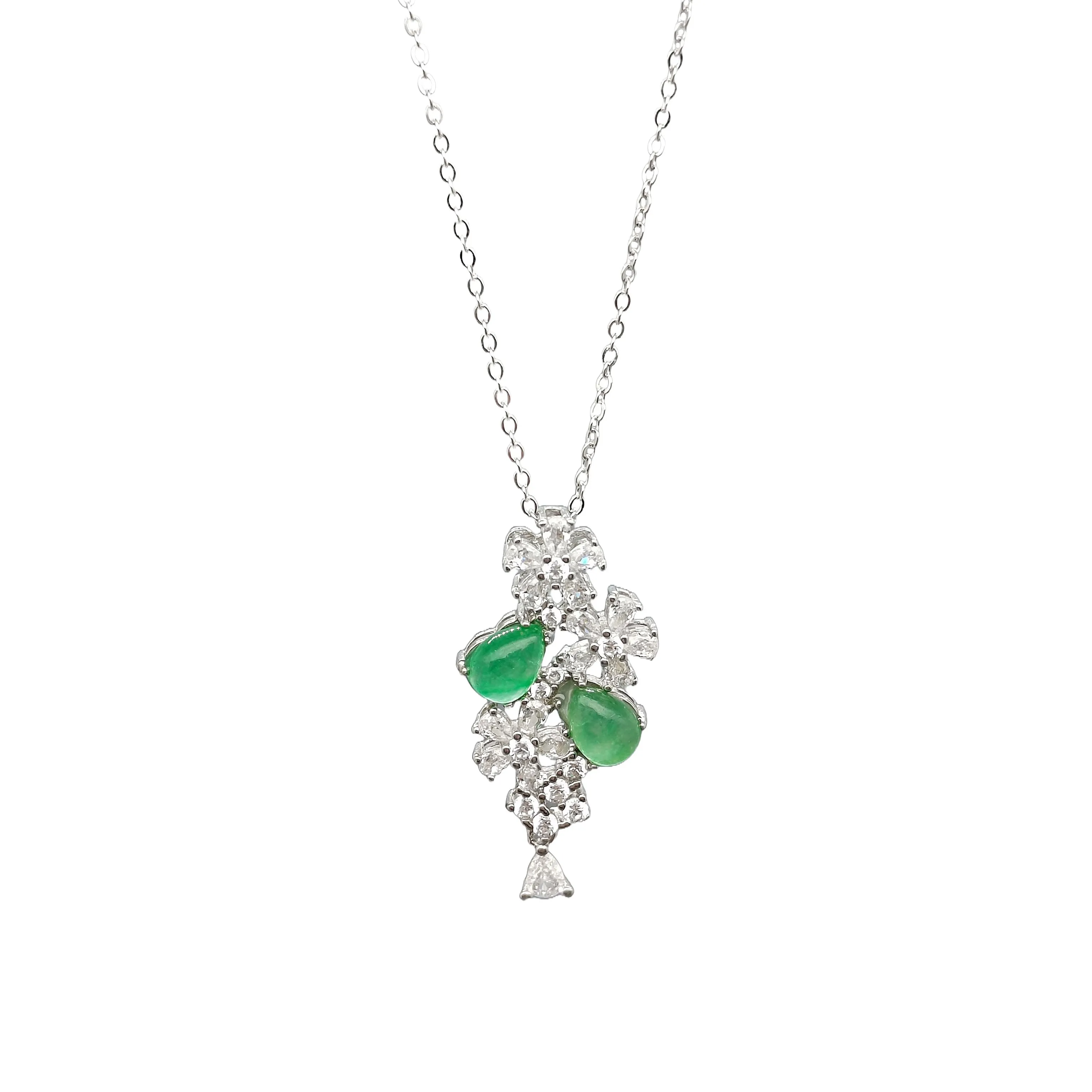 Ethereal Blooms Jade Necklace