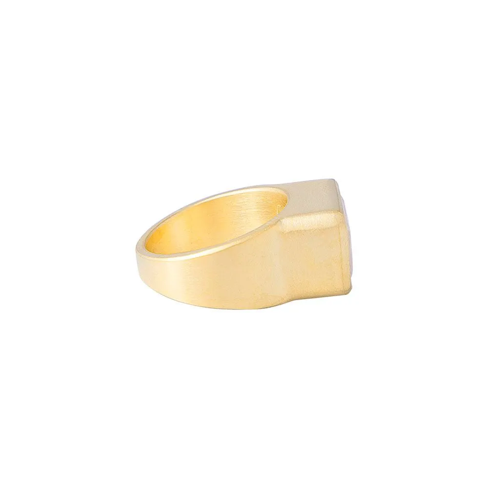 Fairley Rainbow Moonstone Cocktail Ring