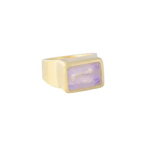 Fairley Rainbow Moonstone Cocktail Ring