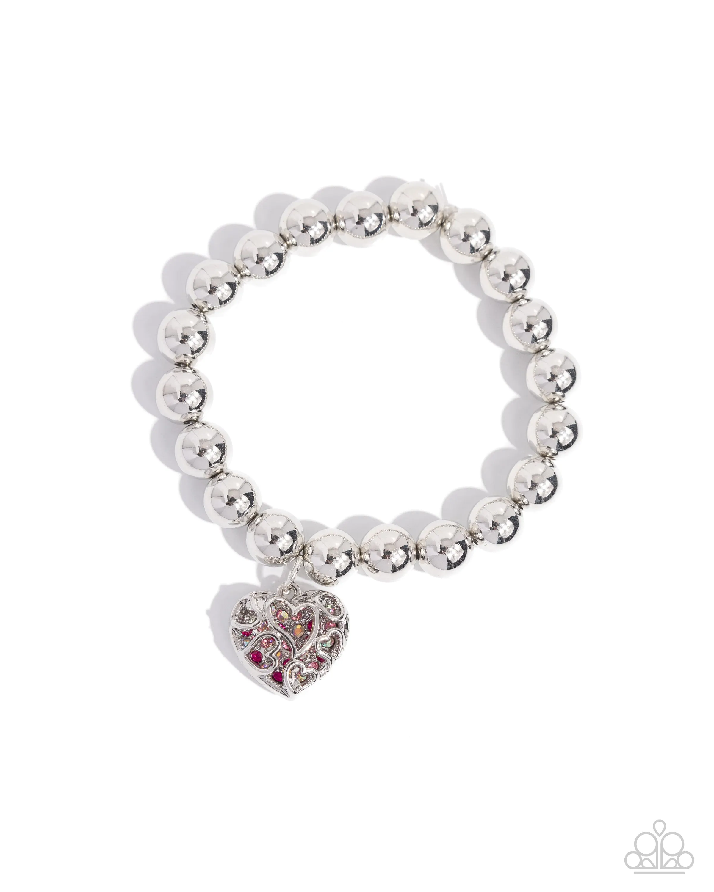 Fleeting Filigree - Pink Bracelet - Paparazzi Accessories