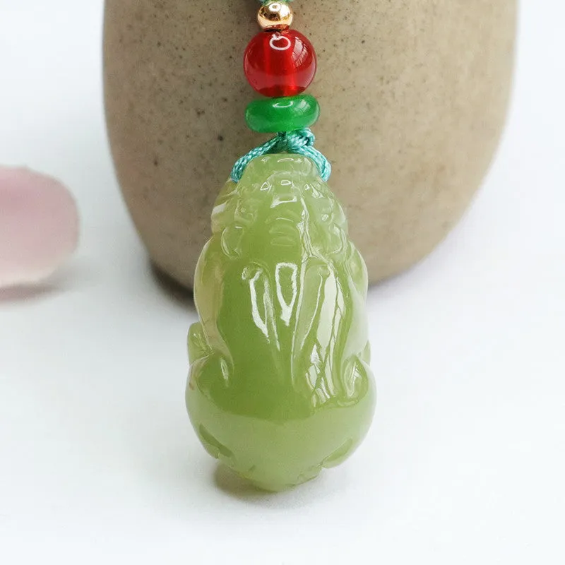 Fortune's Favor Hetian Jade Pixiu Pendant
