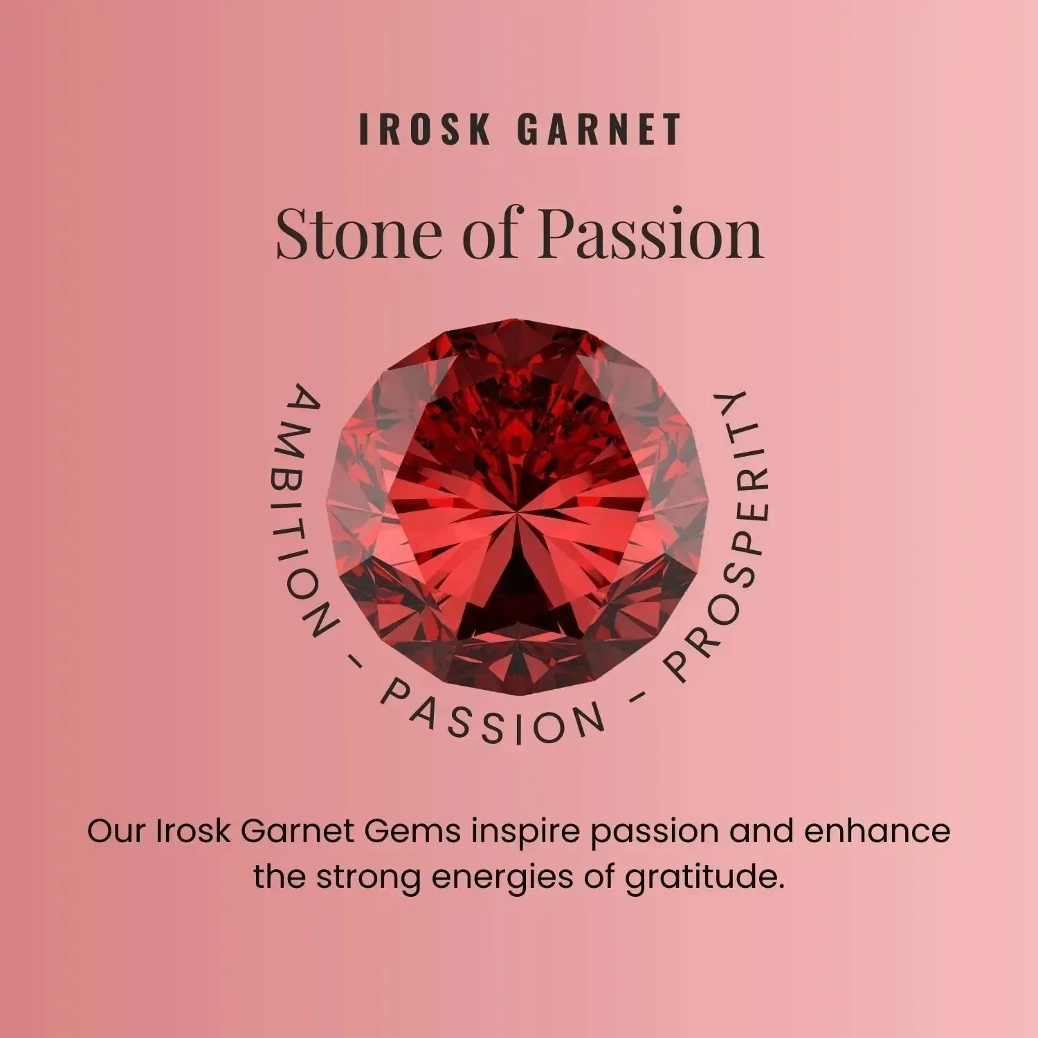 Garnet Monarch Pendant Necklace in Sterling Silver