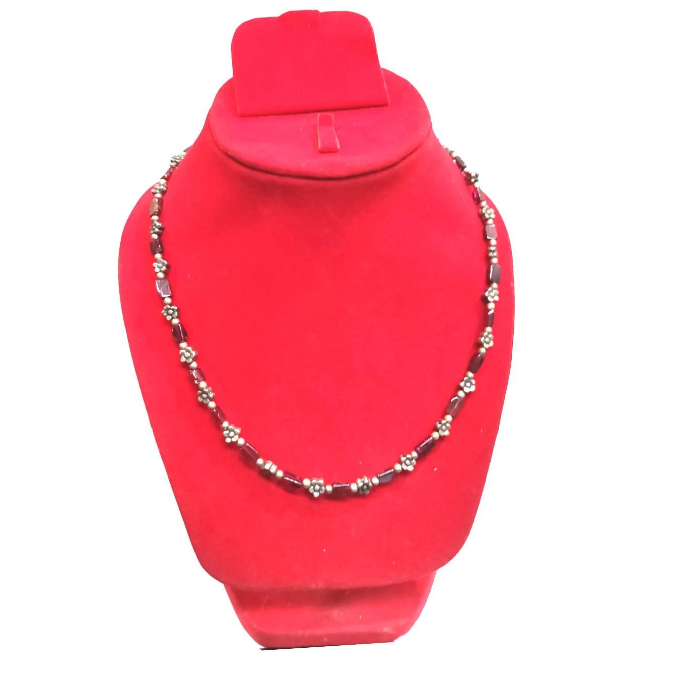 Garnet Necklace Natural Crystal Stone AAA Quality Beads with Special Beads Fashion, Reiki Healing & Crystal Healing Jewellery