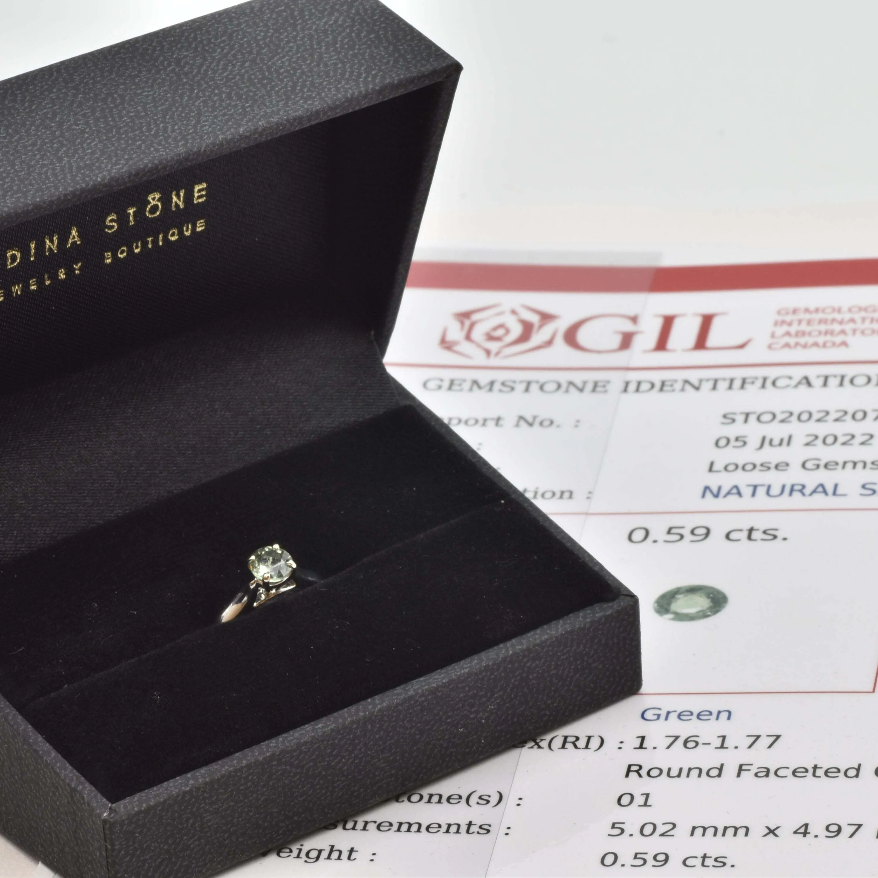 Genuine Ruby Ring - 18k Solid Gold Ring - Certified Ruby Gold Ring