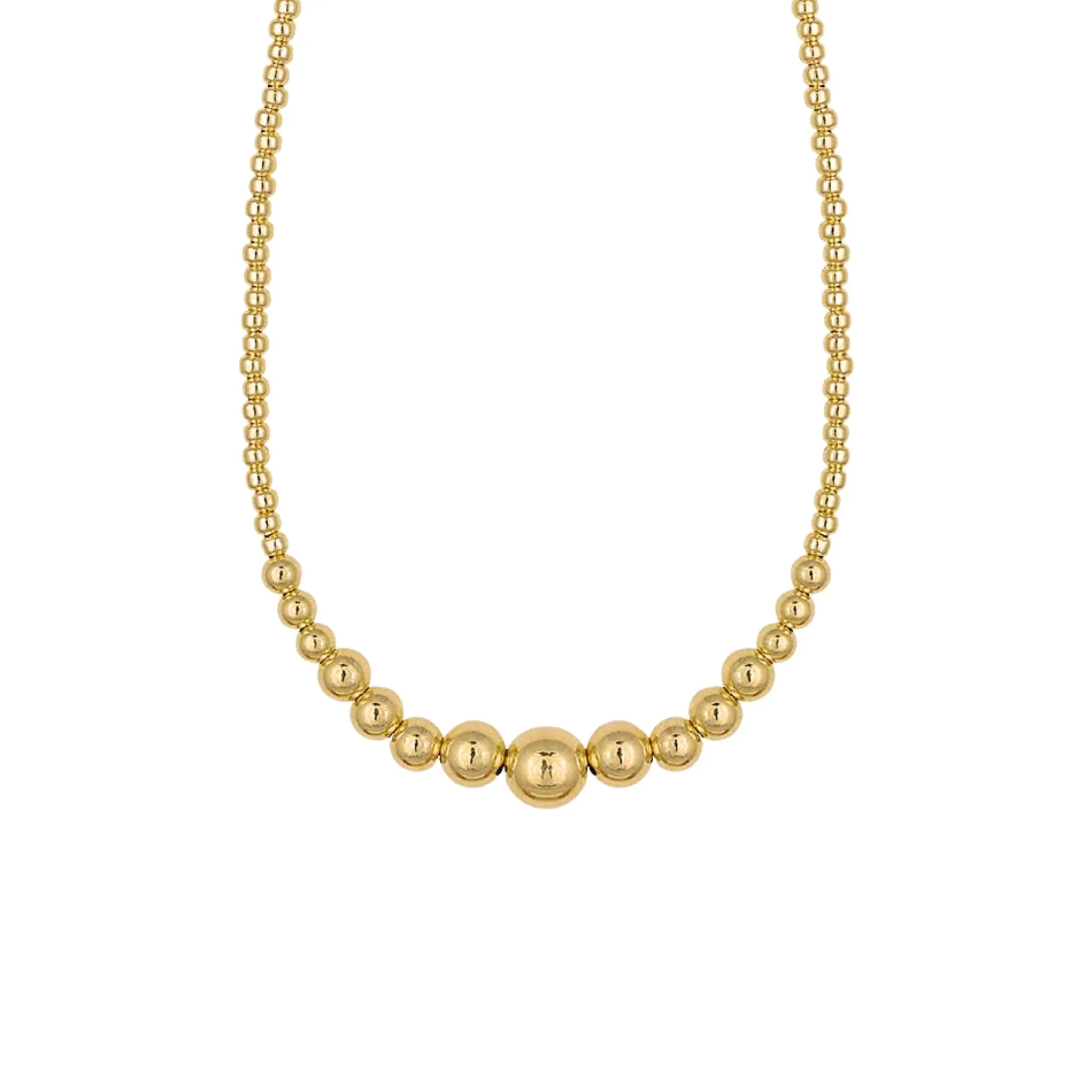 Gold Beaded Necklace