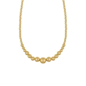 Gold Beaded Necklace