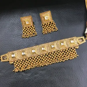 Gold Gold Look Necklace Set 10721-6417