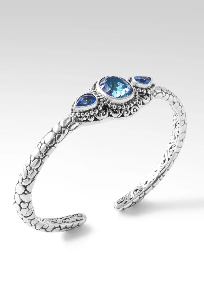 Graceful Presence Cuff™ in Odyssey Universe™ Mystic Quartz