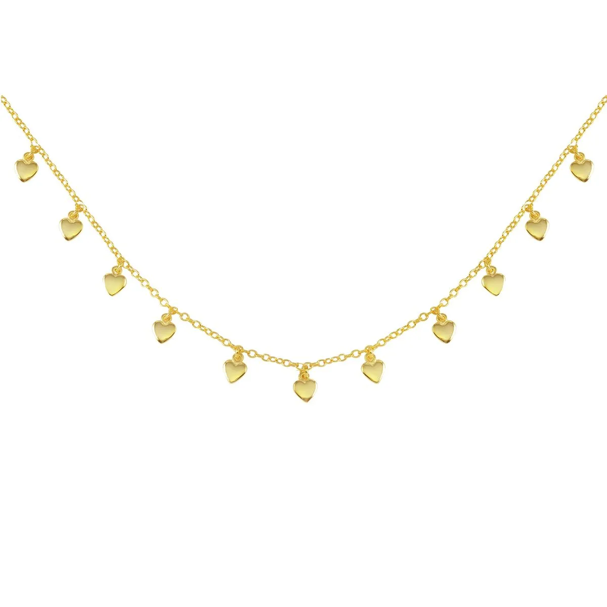 Hearts Choker Necklace