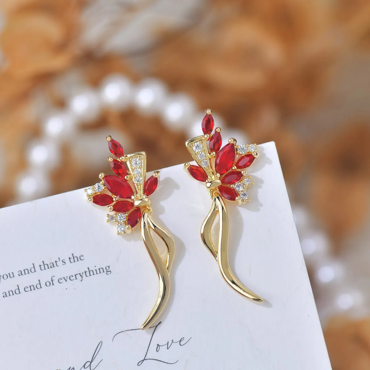 Holiday Bouquet Earrings