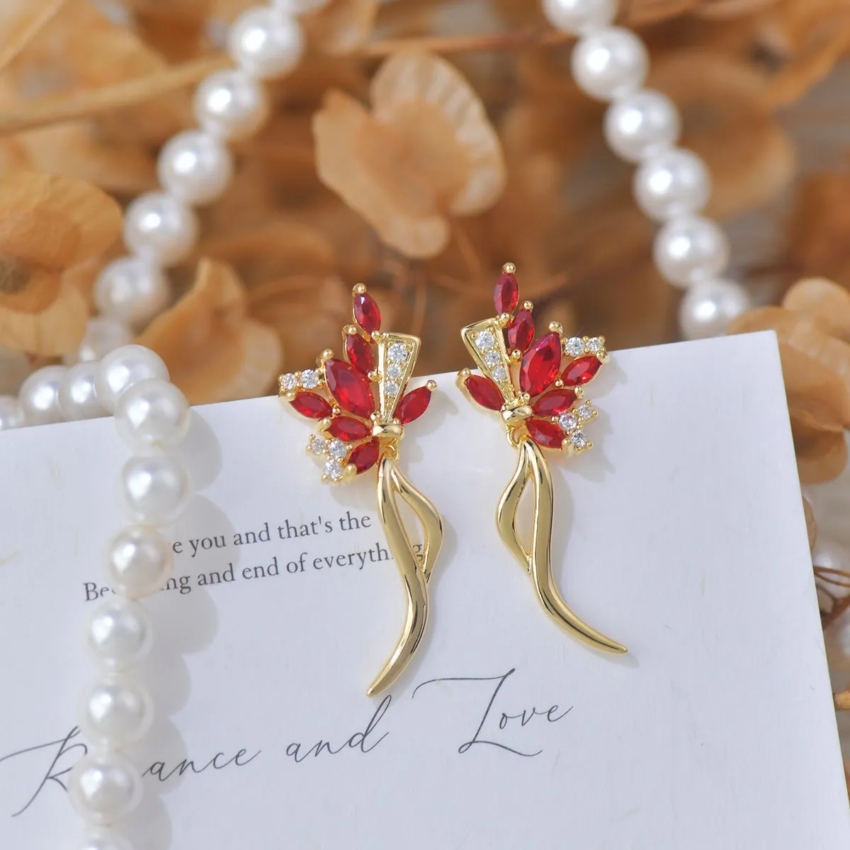 Holiday Bouquet Earrings