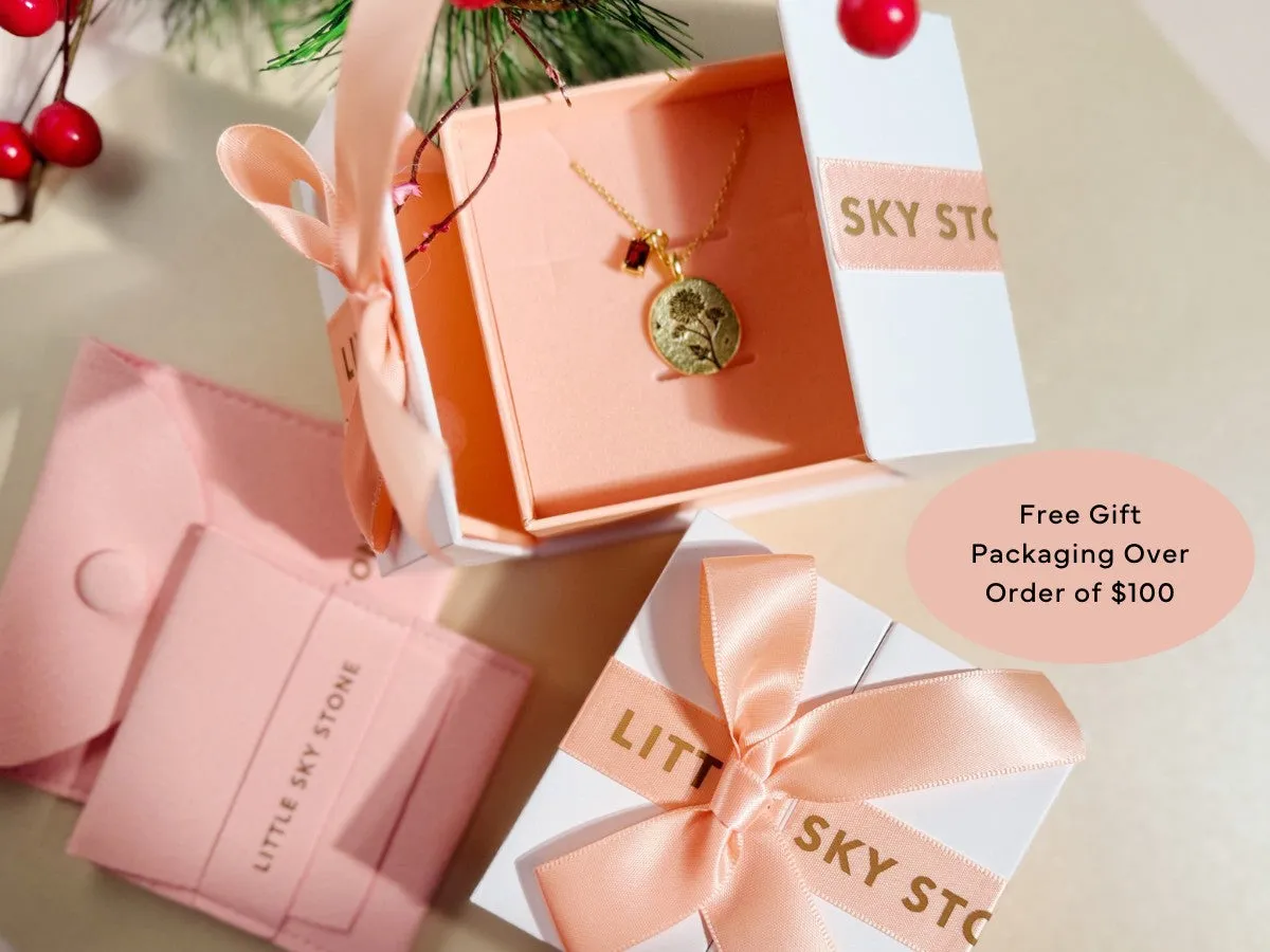 January Birthstone Necklace