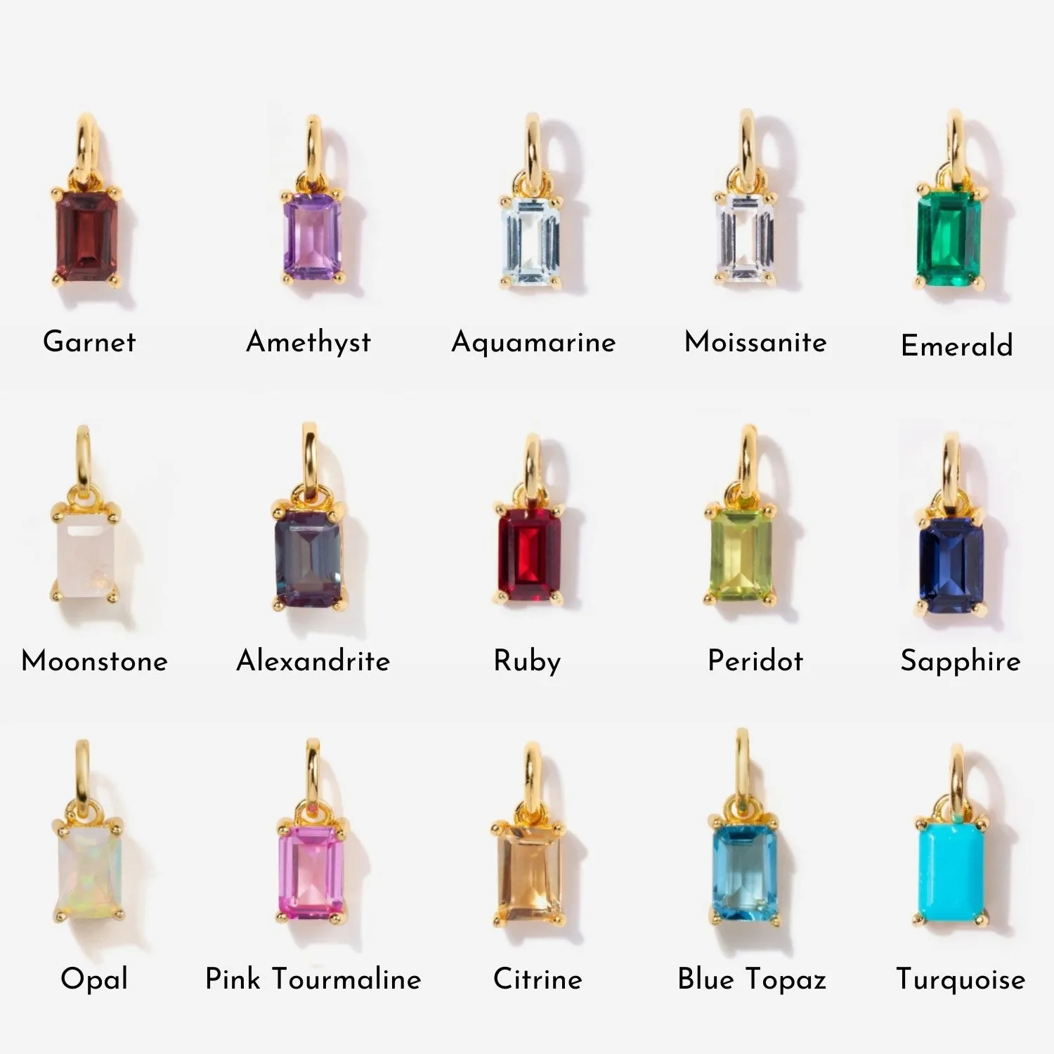 January Birthstone Necklace