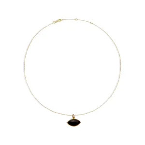 LABRADORITE CABOCHON NECKLACE (ALEXANDER ROTH X THE M)