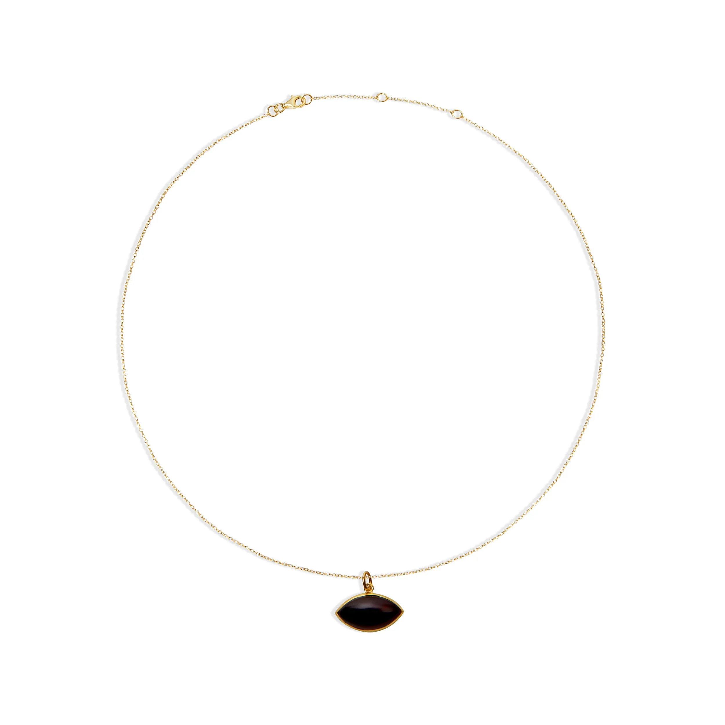 LABRADORITE CABOCHON NECKLACE (ALEXANDER ROTH X THE M)