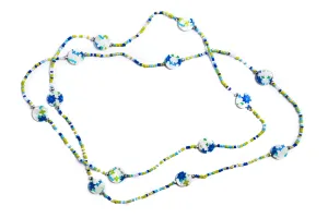 Little Flowers Necklace (Blue)