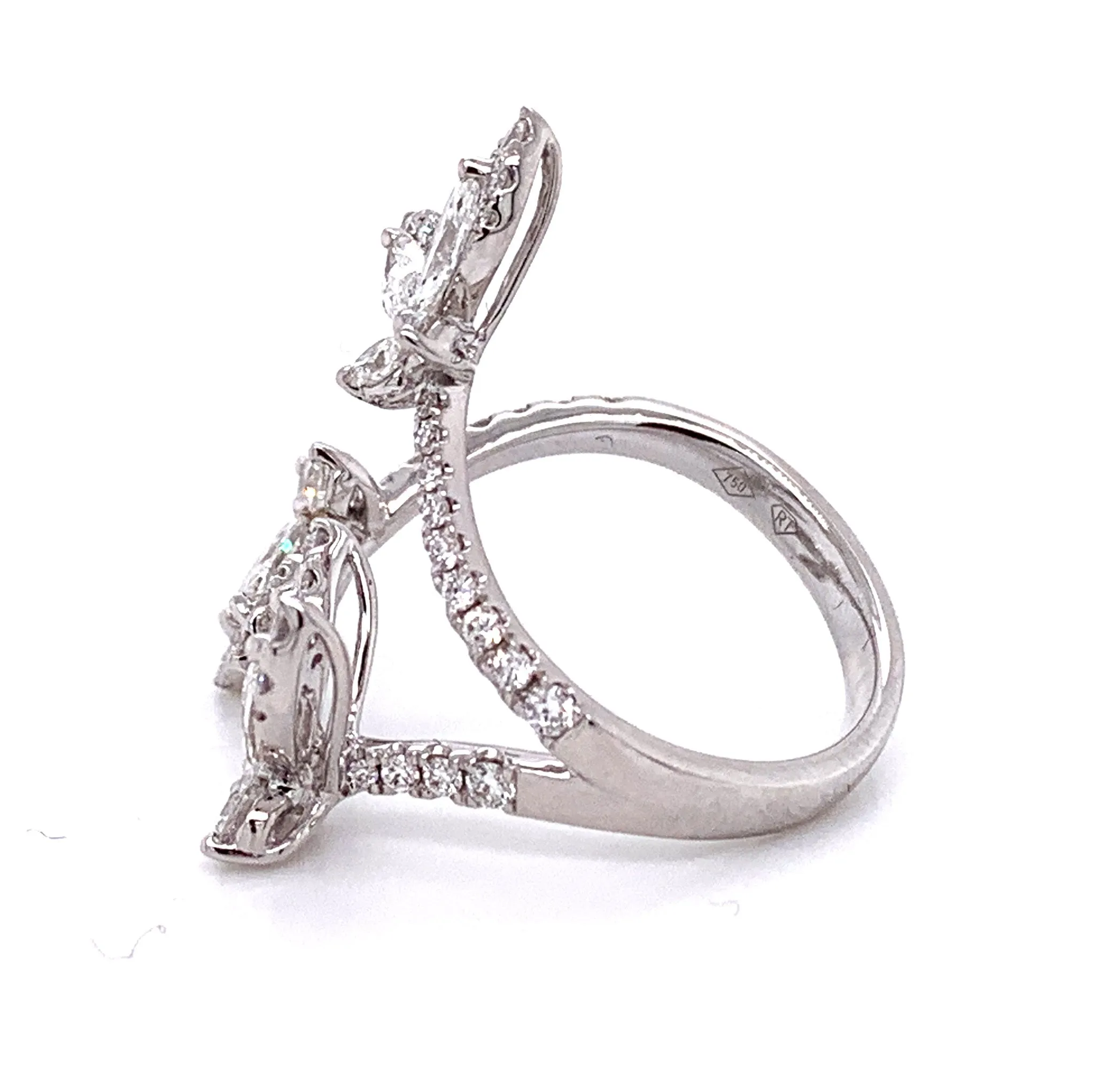 Marquise Cut Diamond Cocktail Ring 1.46ct t.w.