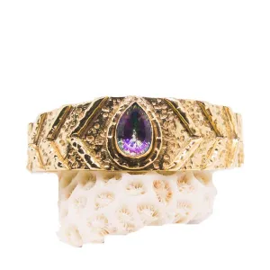Mystic Topaz Bangle - A Celestial, Sustainable Accessory