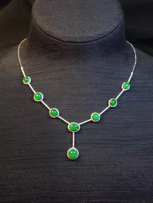 Natural Jade Necklace Jadeite Necklace NNE054