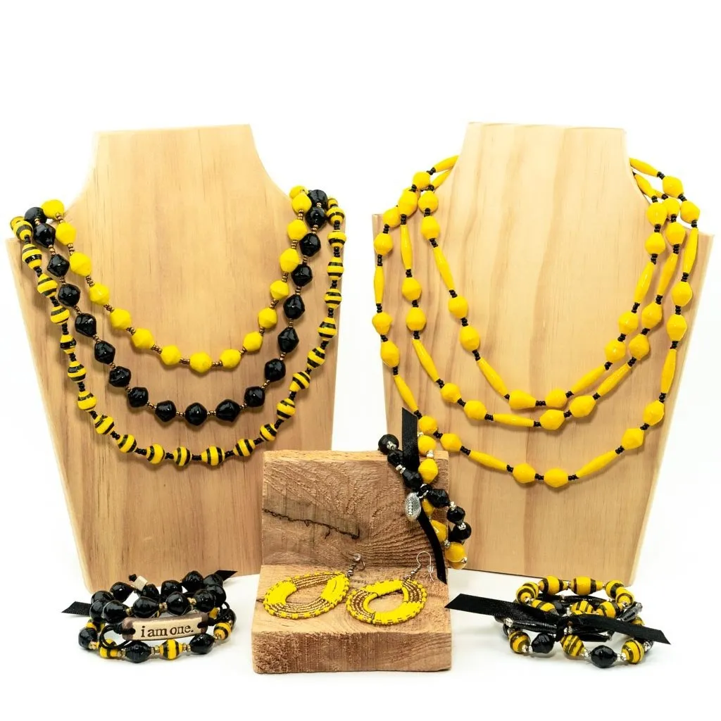 Necklace - Caution Double Long
