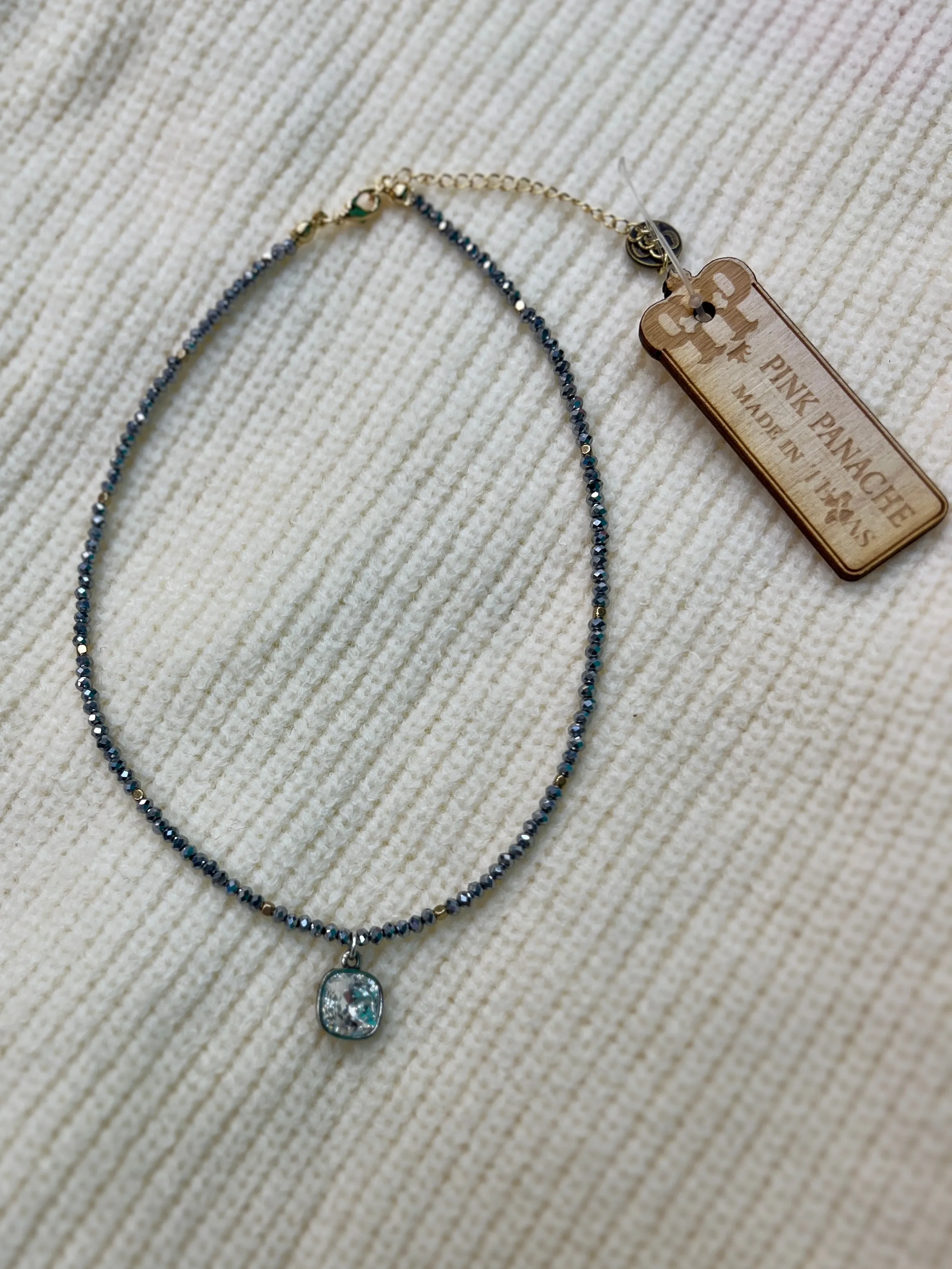 Panache Deep in Silver Necklace