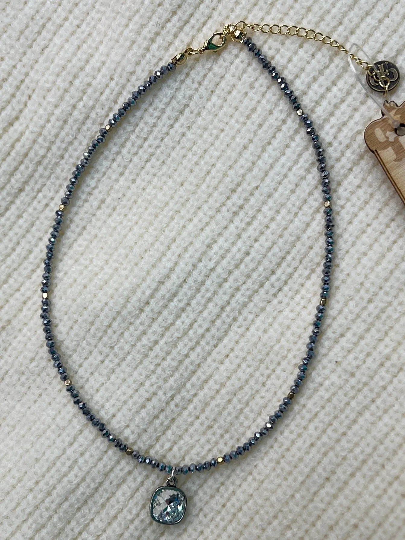 Panache Deep in Silver Necklace