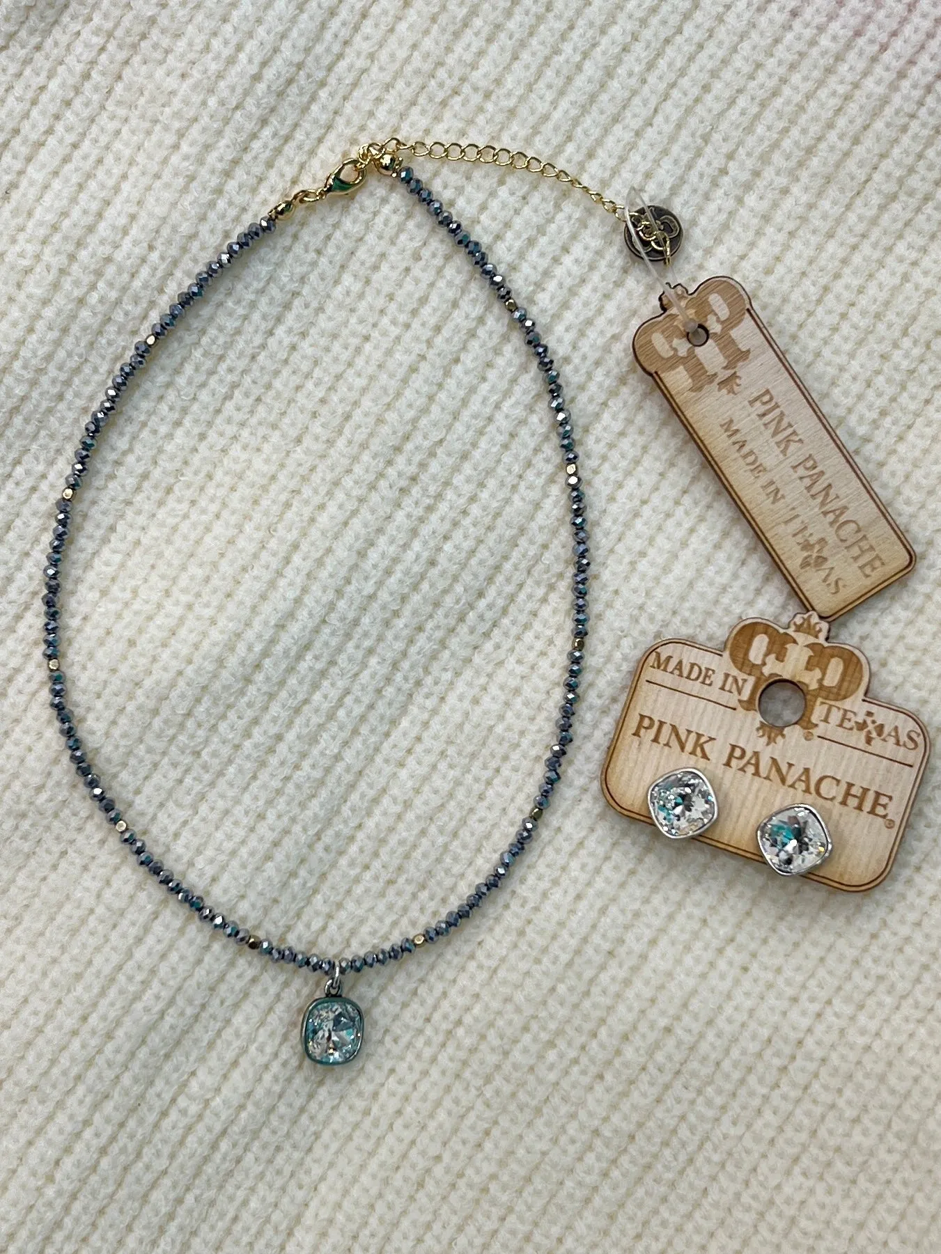 Panache Deep in Silver Necklace