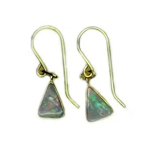 Pink Blue Boulder Drop Earrings