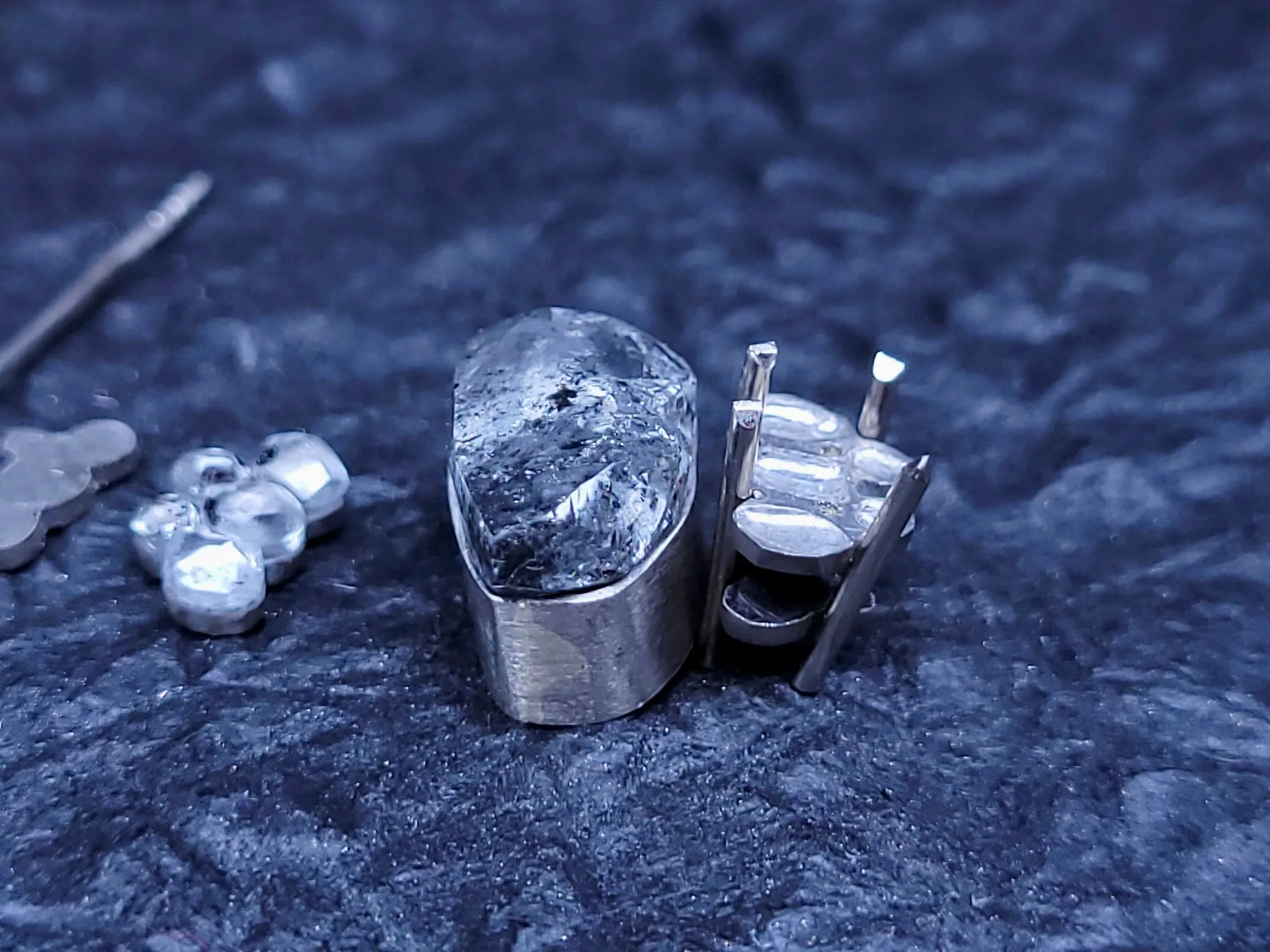 Raw Diamond Antique Cocktail Ring – 8.29 ct.