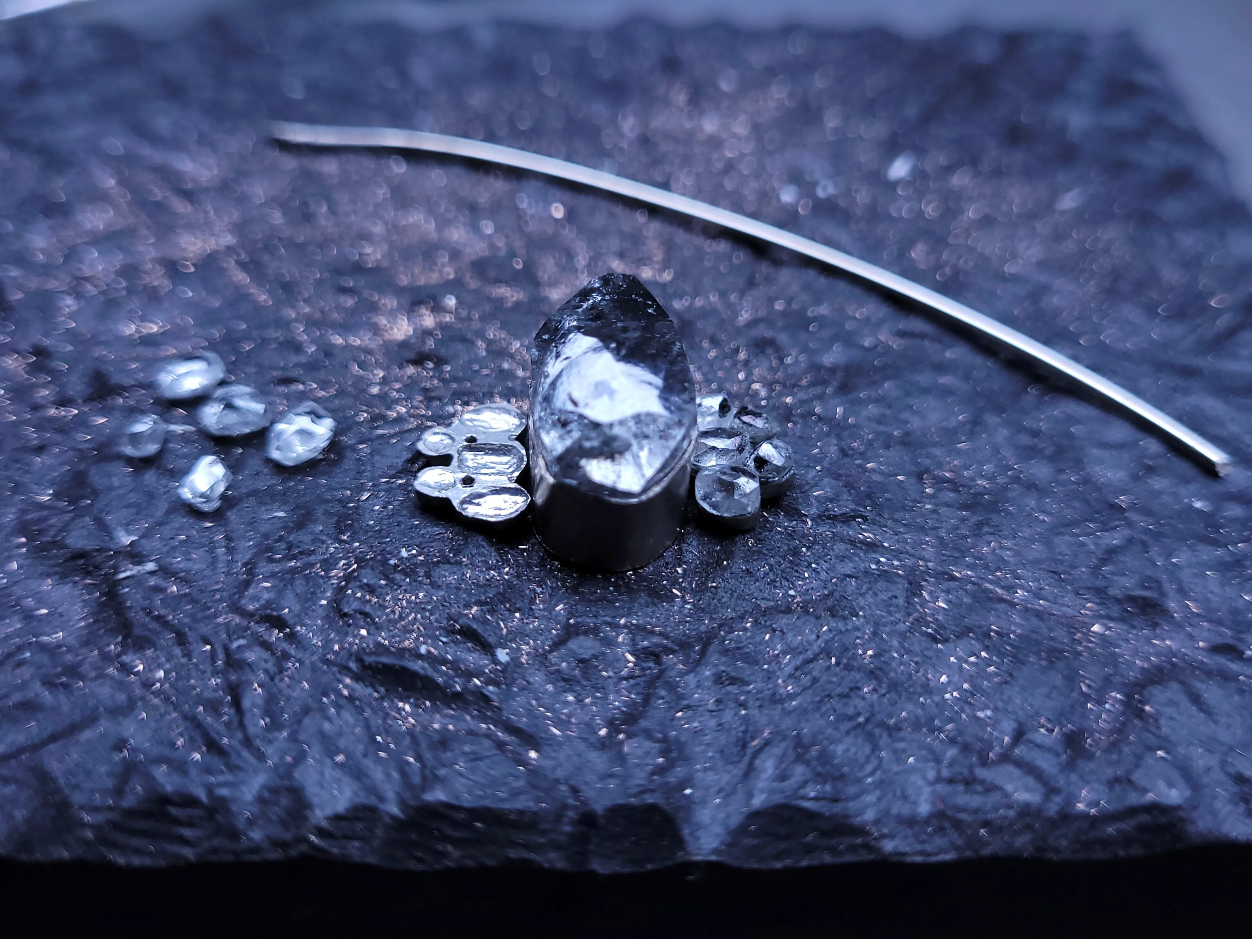 Raw Diamond Antique Cocktail Ring – 8.29 ct.