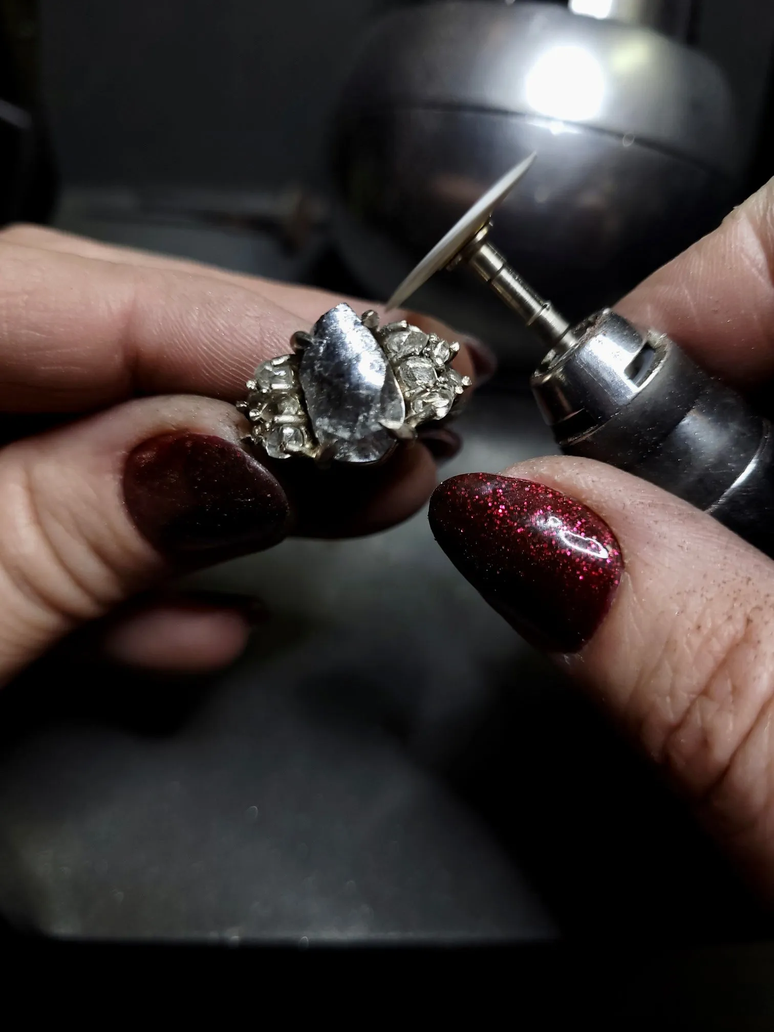 Raw Diamond Antique Cocktail Ring – 8.29 ct.