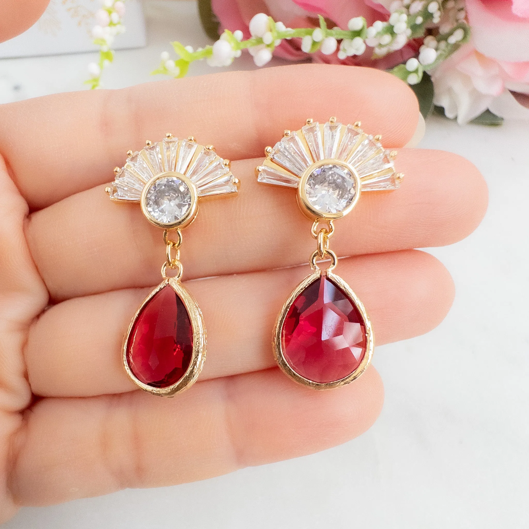 Ruby Esme Earrings