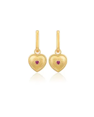 Serenity Heart Earrings