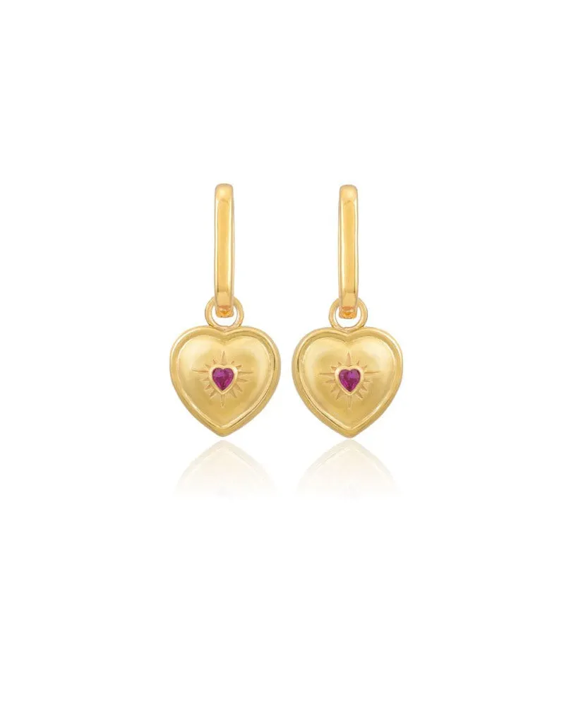 Serenity Heart Earrings