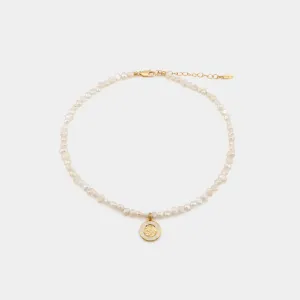 Shoreline Pearl Choker - Gold
